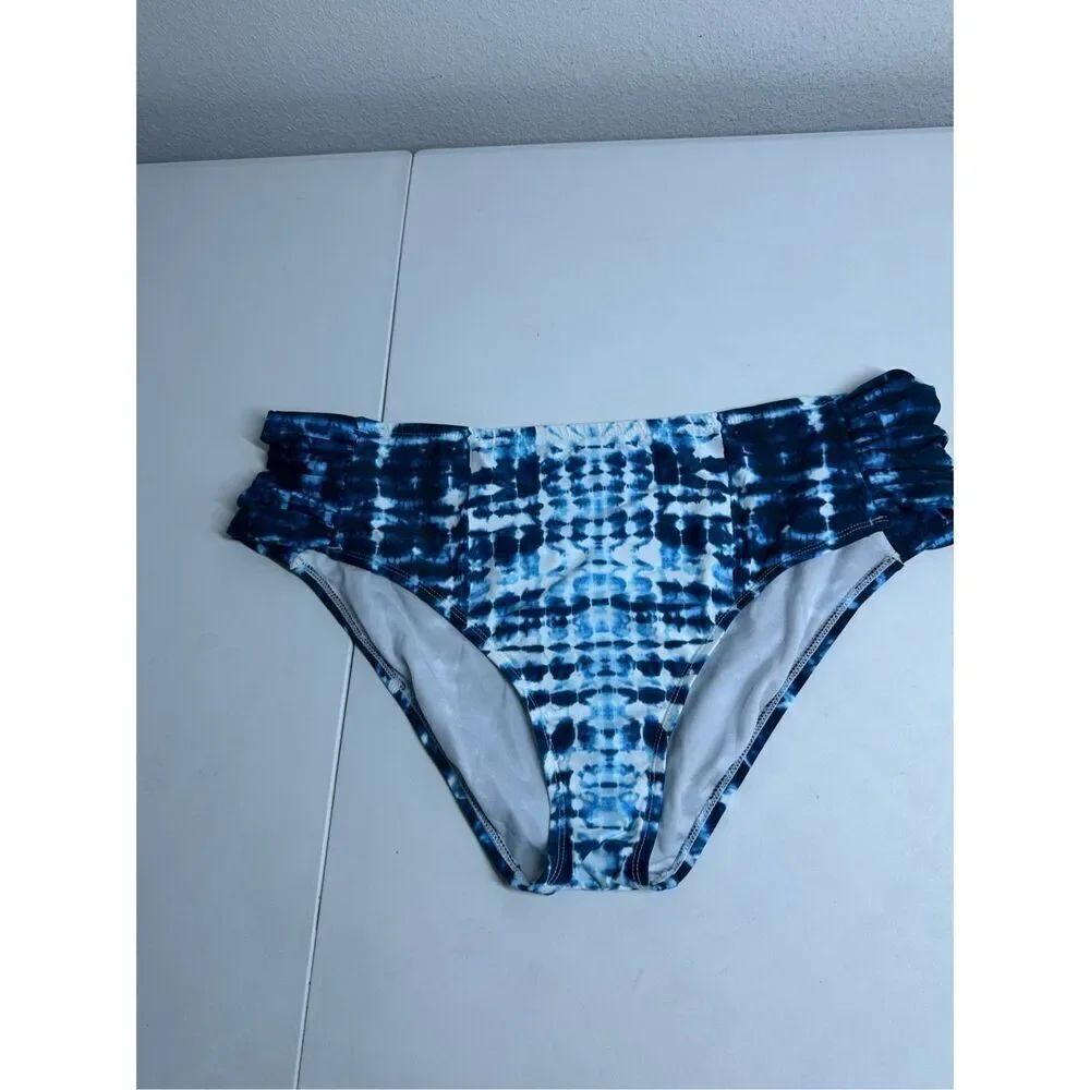 Mynah Swimwear Women's Hipster Bikini Swim Bottoms Plus Size 20W Tummy Control